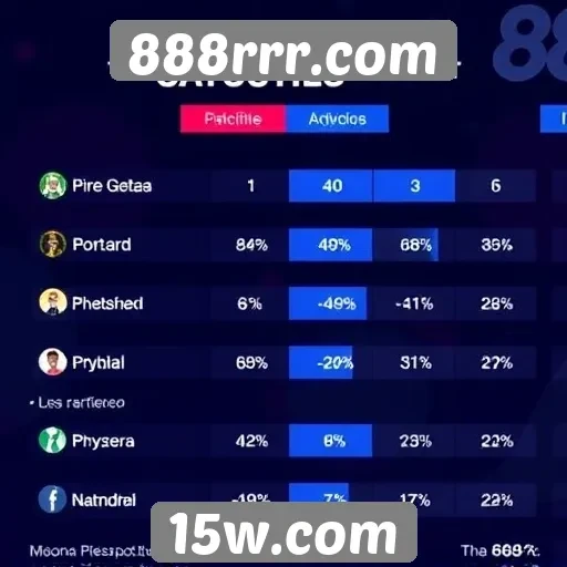 Estatísticas de jogadores no site 888rrr.com